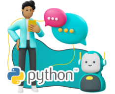 Умный чат-бот на Python - Школа программирования для детей, компьютерные курсы для школьников, начинающих и подростков - KIBERone г. Ашхабад
