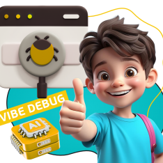 Тестирование & Vibe Debug. Охотники за багами - КИБЕРшкола программирования для детей, компьютерные курсы для школьников, начинающих и подростков - KIBERone г. Ашхабад