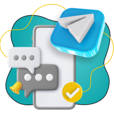 Создание Mini App для Telegram - КИБЕРшкола программирования для детей, компьютерные курсы для школьников, начинающих и подростков - KIBERone г. Ашхабад