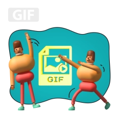 Gif-анимация - КИБЕРшкола программирования для детей, компьютерные курсы для школьников, начинающих и подростков - KIBERone г. Ашхабад