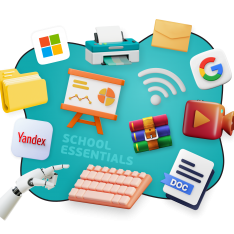 Цифровая база для школьника - КИБЕРшкола программирования для детей, компьютерные курсы для школьников, начинающих и подростков - KIBERone г. Ашхабад