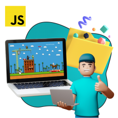 Программирование на JavaScript. Учимся создавать игры! - КИБЕРшкола программирования для детей, компьютерные курсы для школьников, начинающих и подростков - KIBERone г. Ашхабад
