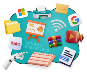 Цифровая база для школьника - КИБЕРшкола программирования для детей, компьютерные курсы для школьников, начинающих и подростков - KIBERone г. Ашхабад